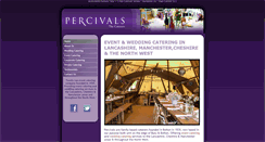 Desktop Screenshot of percivalscaterers.co.uk